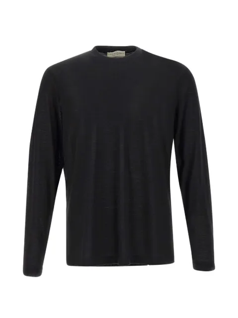 Filippo De Laurentiis Royal wool long-sleeve T-shirt Black TSMLJROYAL
