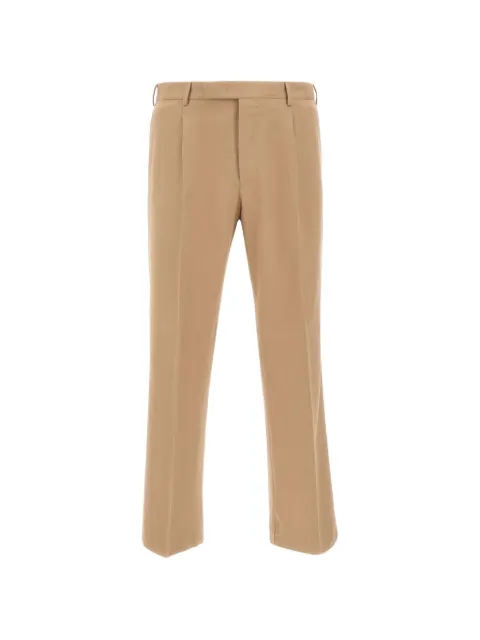 PT Torino Quindici pleated tailored trousers Brown COASX5ZA0FWDSD91