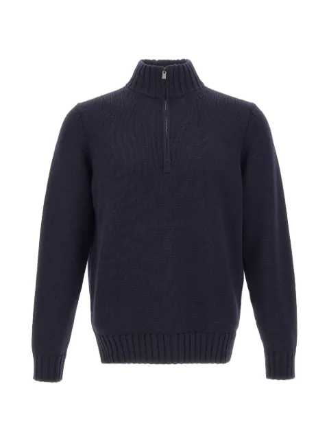 Filippo De Laurentiis wool turtleneck sweater Blue MZ3MLWM5R881