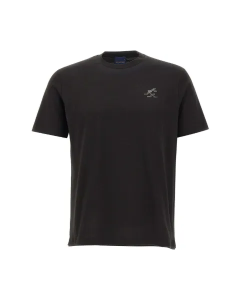 Paul & Shark Shark Fin logo-print T-shirt Black 16311627011