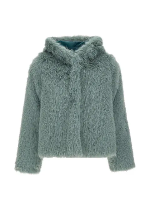kaos hooded faux-fur jacket Green SIJLE0173014