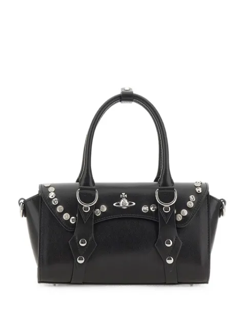 Vivienne Westwood Bettina Mini studded tote bag Black 4803001PWL002VN402
