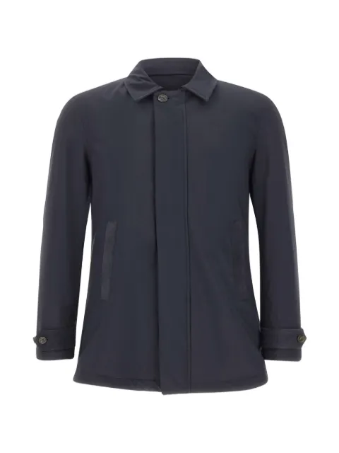 Paul & Shark Typhoon Platinum suede-trim jacket Black 16312121