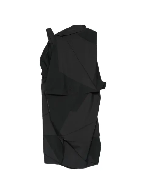 132 5. Issey Miyake geometric pleated midi dress Black IL66FH513