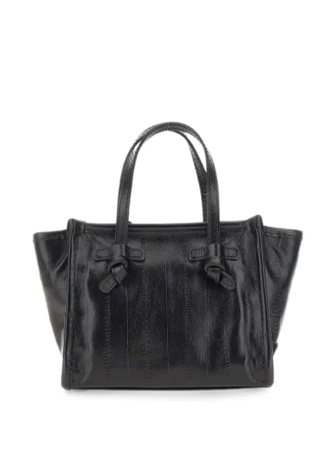 MARCELLA CLUB Miss Marcella eel-print tote bag Black BS8065LXRYNERO