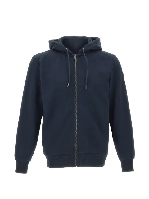 Colmar logo-patch zip-up hoodie Blue 62000049