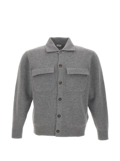 Eleventy knit flap-pocket shirt Grey N76MAGN74MAG0N102