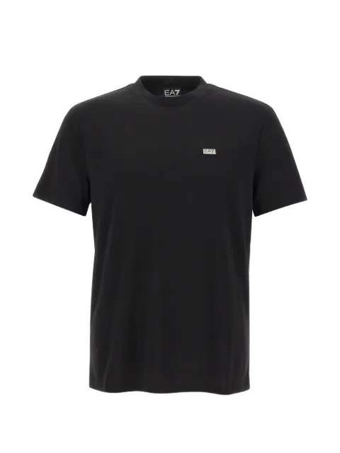 Ea7 Emporio Armani logo-plaque short-sleeve T-shirt Black 7M002096AF13862UC001