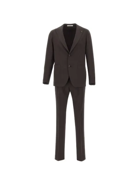 Tagliatore tailored wool suit Brown 2SMC26K11190048M1236