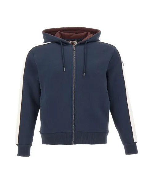 Colmar Heritage contrast-stripe zip-up hoodie Blue 62000017