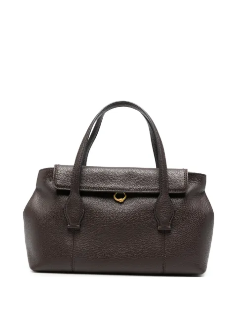 GIANNI CHIARINI Vicky grained leather tote bag Brown BS12320COMMGRN