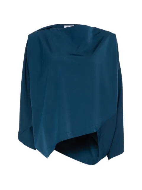 132 5. Issey Miyake draped boat-neck top Blue IL66FJ324