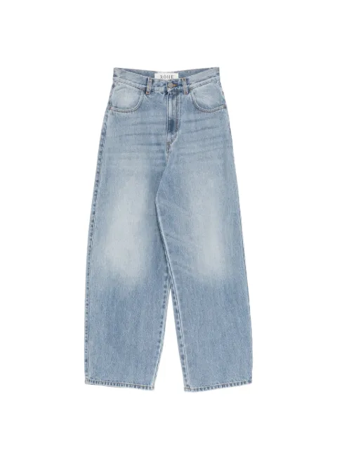 Róhe faded-effect wide-leg jeans Blue 42031217