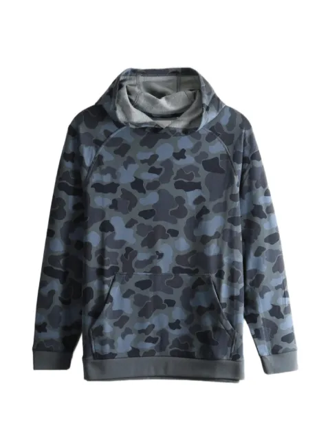 Free Fly camouflage-print raglan-sleeve hoodie Blue MLWFLH