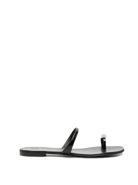 Giuseppe Zanotti crystal-embellished sandals Black I700000087