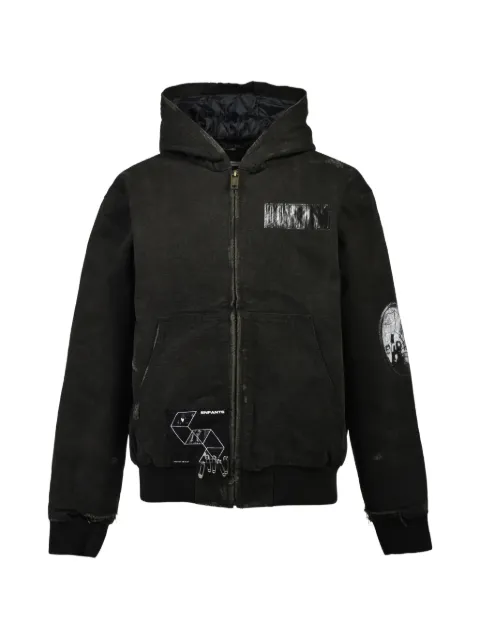 Enfants Riches Déprimés War Started patch-detail jacket Black 030582EX