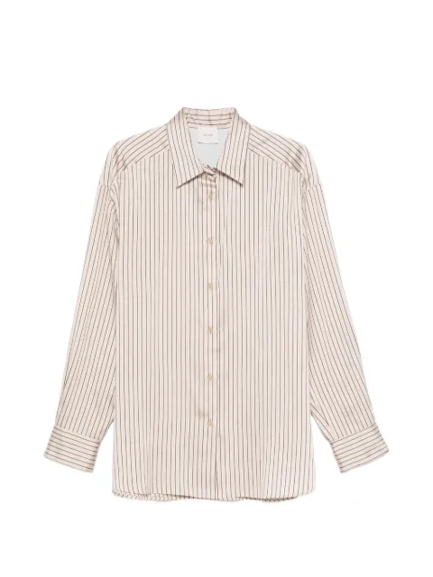 Alysi striped long-sleeve shirt Neutrals 166216A6002