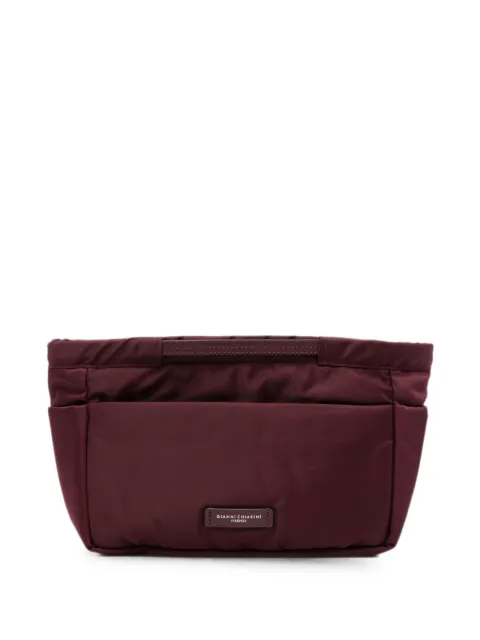 GIANNI CHIARINI logo-plaque clutch bag Purple SB9402COMMNYL