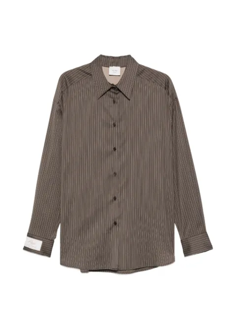 Alysi striped long-sleeve shirt Brown 166240A6235