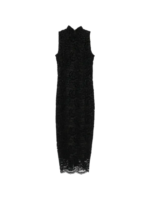 TWINSET lace sleeveless midi dress Black 262AP2256