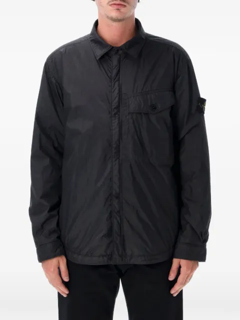 Stone Island Crinkle Reps shirt jacket Black S15Q100006S0A23