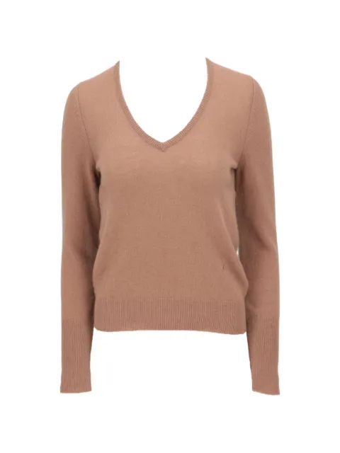 Isaia V-neck knit sweater Neutrals MG037DYD012370