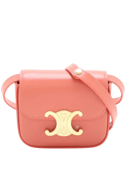 Celine Pre-Owned 2023-2026 Mini Calfskin Claude crossbody bag Pink ZA4NLW0QTWD0O68E