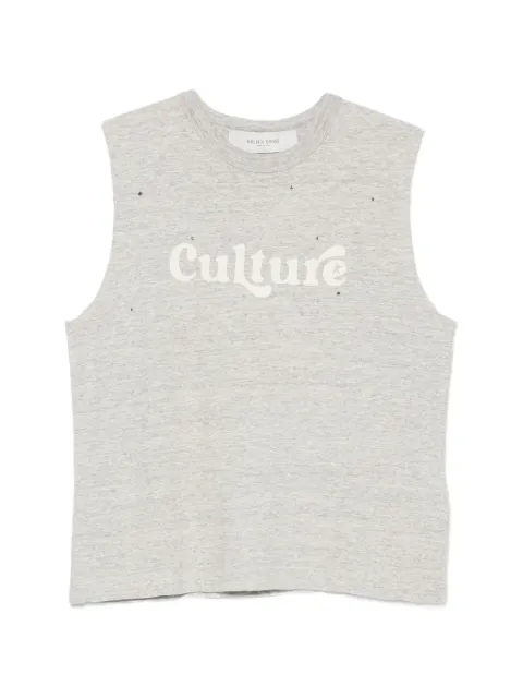 Golden Goose Roberta distressed slogan-print T-shirt Grey GWP02767P002643