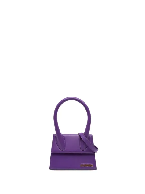 Jacquemus Pre-Owned 2010-2026 Leather Le Chiquito Moyen satchel Purple V2STO4I3R5SJUZPU