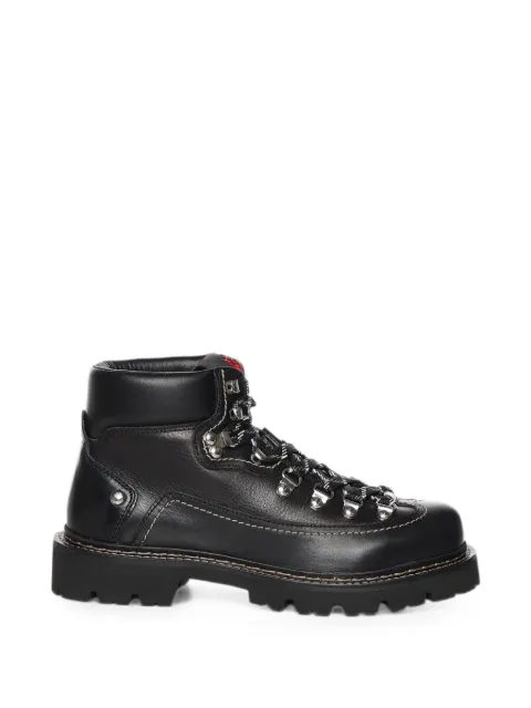 DSQUARED2 lace-up leather ankle boots Black ABM01772124