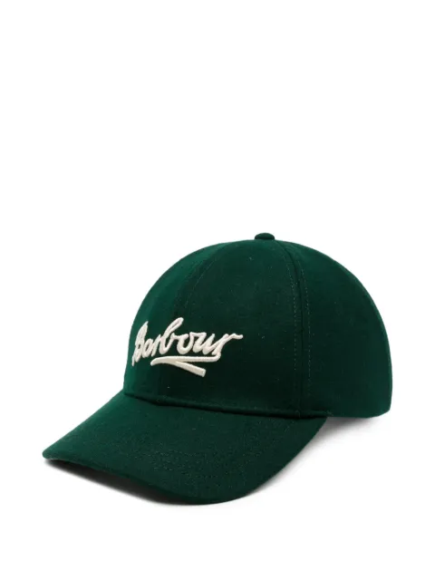 Barbour Bowery logo-embroidered baseball cap Green MHA0971