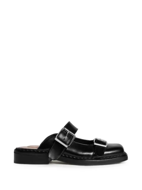 Simone Rocha Mary Jane buckle mules Black BRG230740