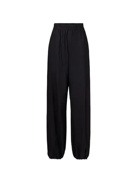 Drykorn Either elasticated-waist tapered trousers Black 13005780856