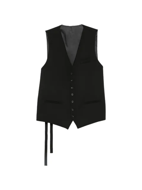 Reveres 1949 buckle-strap waistcoat Black 530472217930810