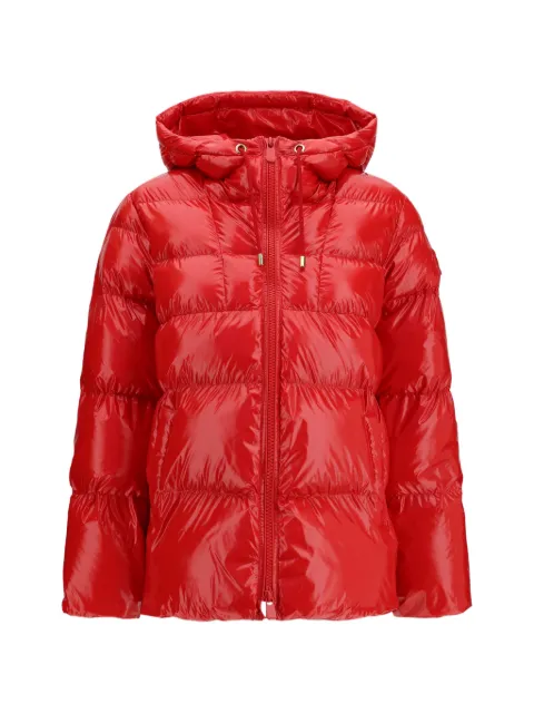 PINKO Eleodoro quilted hooded jacket Red 101597A2P7