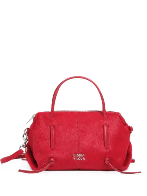 BIMBA Y LOLA mini lava fur Lolita bag Red 262BBGJ8S10236