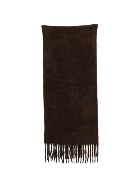 Golden Goose fringed-edge scarf Brown GUP01236P002660