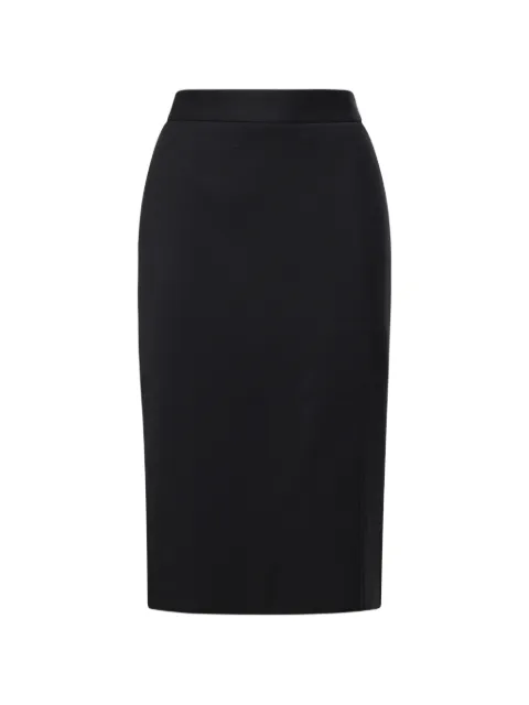 THE ANDAMANE side-slit pencil skirt Black T200307ATNW070999