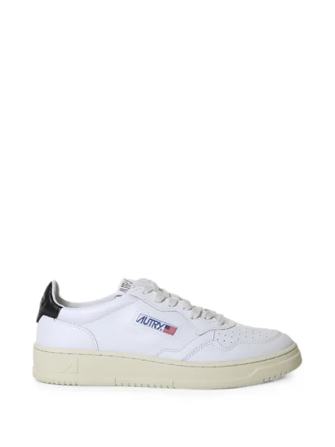 Autry Medalist leather lace-up sneakers White AULMLL22