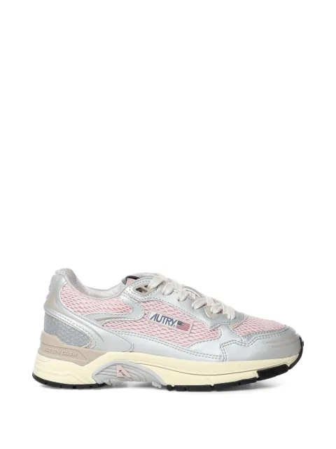 Autry Hyperway sneakers in silver, powder and feather gray synthetic leather and mesh Silver HYLWMV18