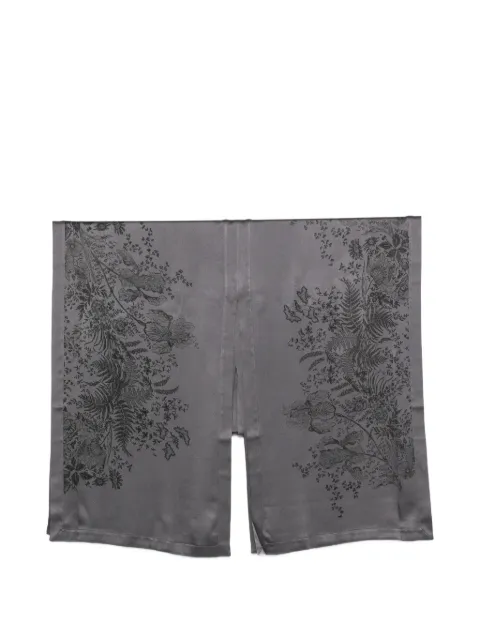 Carine Gilson floral-print kaftan Grey SI1794EW26SST