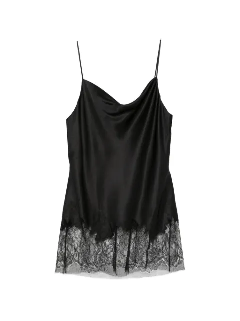 Carine Gilson lace-trim silk camisole Black HA0417DEW26BLKBLK