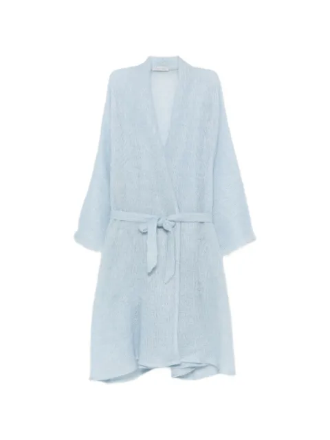 Carine Gilson belted raglan robe Blue MO8960HW26BLG
