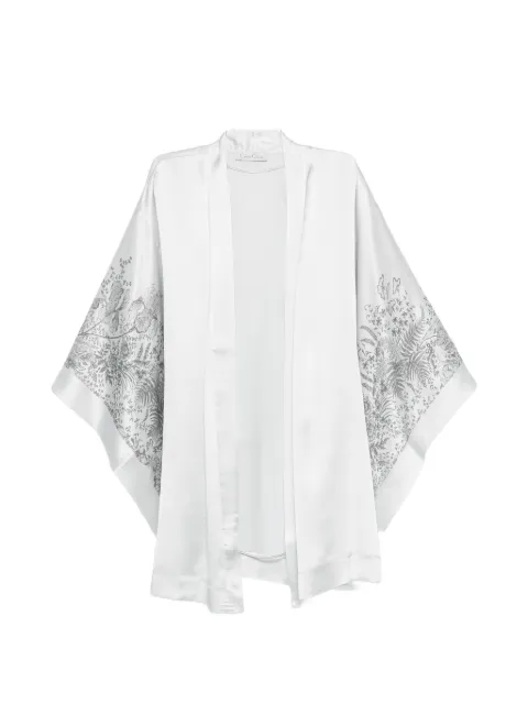 Carine Gilson butterfly-sleeve kimono White SI0908EW26SGG