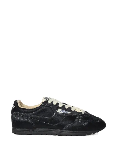 Autry pony fur-effect sneakers Black WSLWBN06