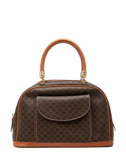 Celine Pre-Owned 2000 Macadam Coated Canvas handbag Brown 497301L6HDXI0A3P