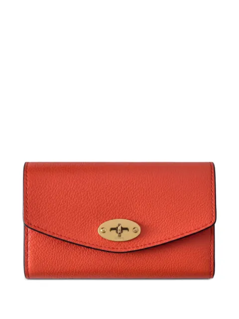 Mulberry Darley grained-leather wallet Orange RL4869205