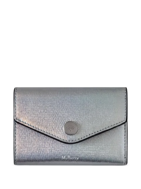 Mulberry metallic lizard-effect wallet Silver RL9034774
