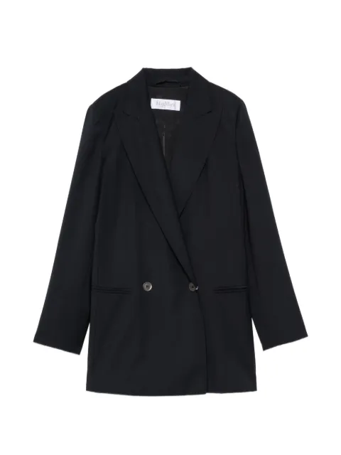 Max Mara double-breasted wool blazer Blue 2621046031600