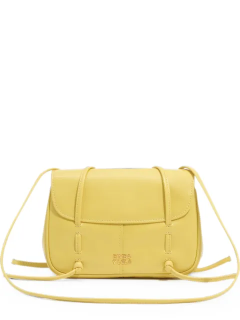 BIMBA Y LOLA yellow leather mini flap bag Yellow 262BBAJ3B10100